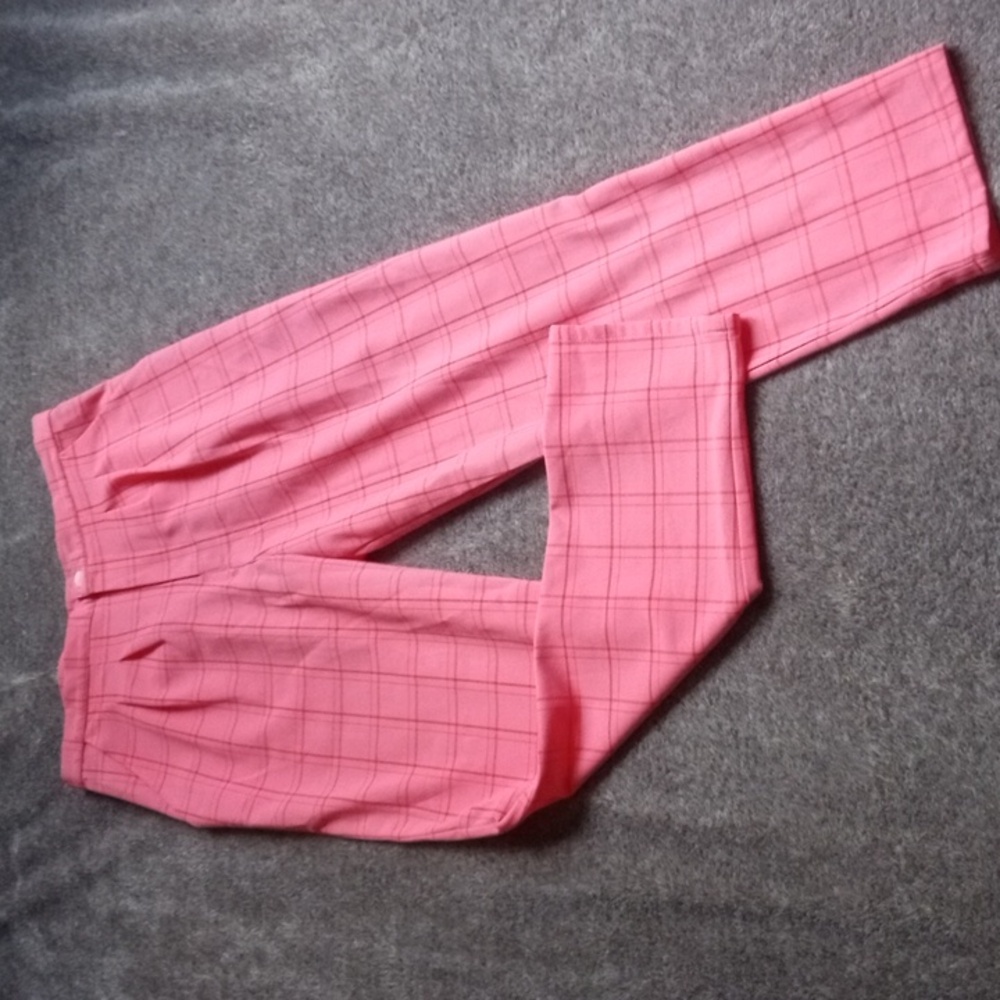 Urban Renewal pleat front windowpane pants